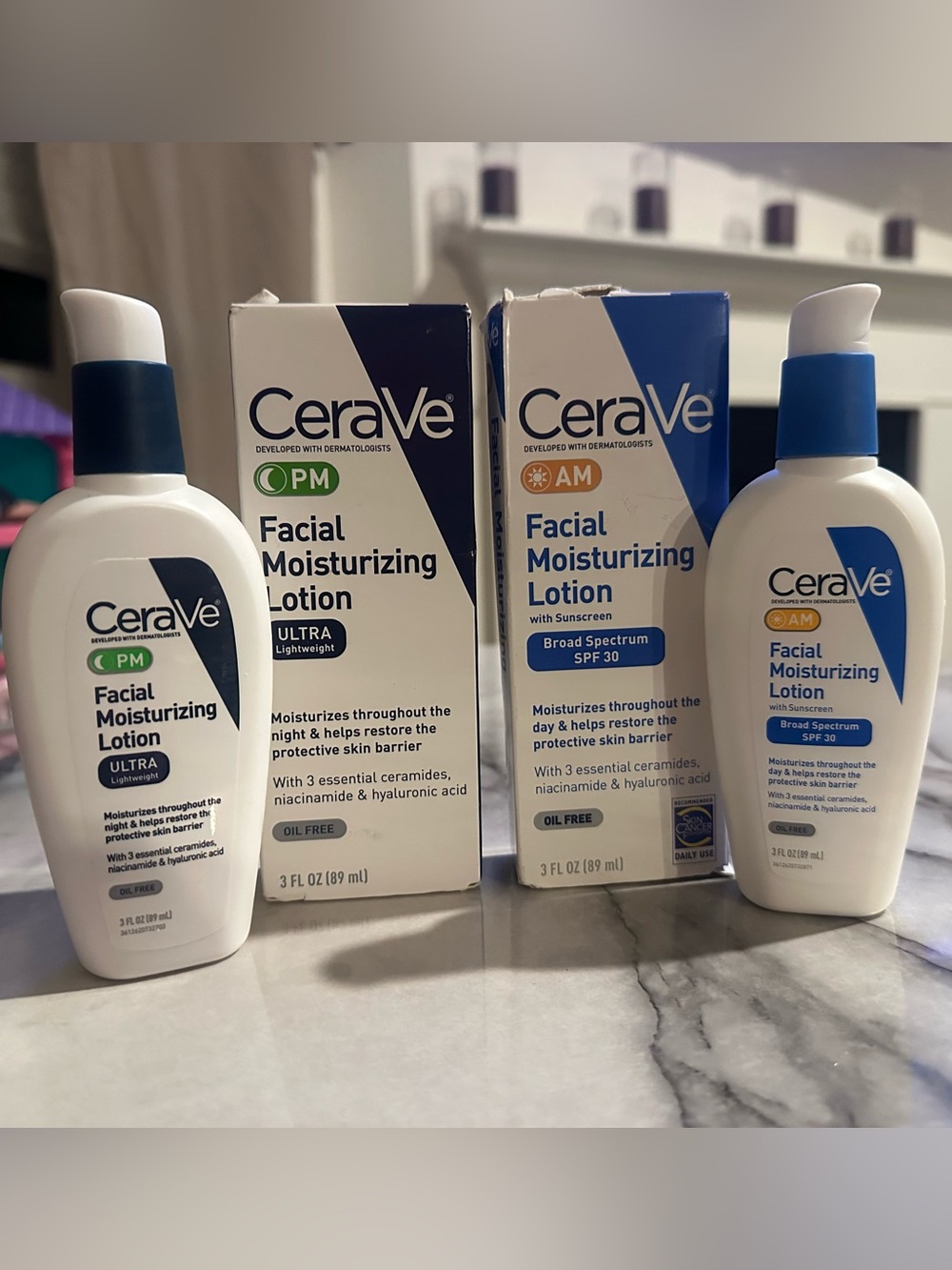 CeraVe AM & PM Facial Moisturizing Lotion Duo —
